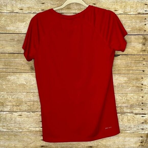 NIKE PERFORMANCE DRI-FIT ACTIVEWEAR ATHLETIC EVERYDAY TRAINING BASIC SHIRT LARGE - Picture 2 of 2